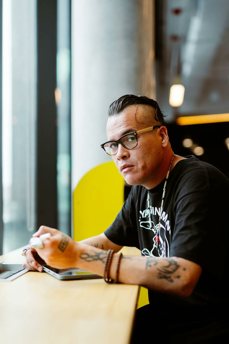 Master Artist <a href="/miigizi/">Nyle Miigizi Johnston</a>'s Masterclass explores the importance of Visual Storytelling and how to engage with one's unique gifts and experiences.

Nyle teaches us how to speak from the heart and stand our truth as creatives.

Watch the full episode now! bit.ly/3Ta2uvS