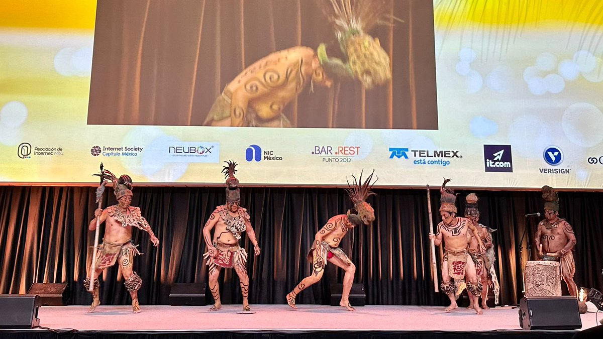 Enjoy a taste of the traditional Mayan ball game performance during the #ICANN76 Welcome Ceremony. #ICANN