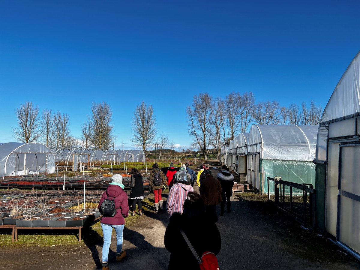 We welcomed students from Moray College at the University of the Highlands and Islands studying for their HNCs in Horticulture.