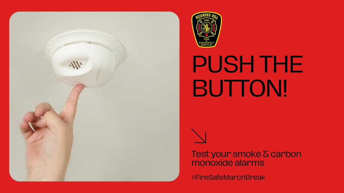 RHFES's tweet image. #FireSafeMarchBreak Day 1 - #PushTheButton on your smoke and carbon monoxide alarms to make sure you're safe at home for the week! Once you're done visit Sparky.org for this fun colouring sheet: bit.ly/3l4e7YI