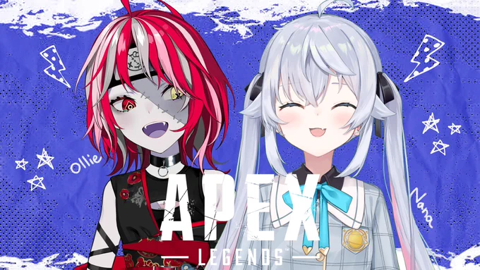 配信予定┈┈┈┈┈┈┈┈┈┈┈オリーちゃんとAPEXでホワイトデー戦場デート  ̖́-3 / 14¦ 13:00 (jst)~┈┈┈┈┈┈┈┈┈┈┈ #カグラナナch ◤ 