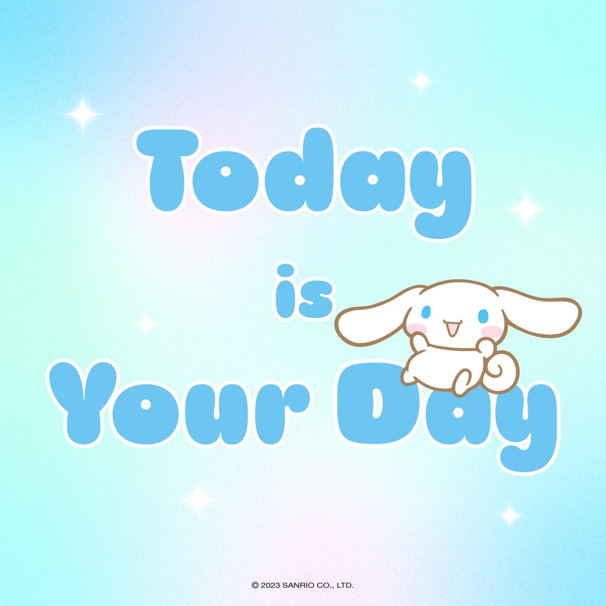 sanrio's tweet photo. You got this! Tag a bestie 💙 #mondaymotivation https://t.co/ggT6JEbC5b
