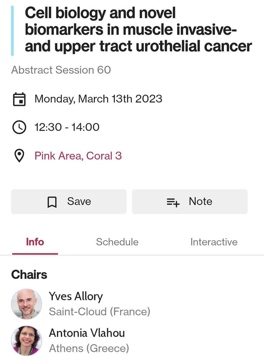 GottfridSjodahl's tweet photo. Superb session on biology of #MIBC this afternoon. Proteomics, organoids, and metastasis-profiling. Subtypes but not NECTIN4 stable in Mets. Also data on chemo/IO/erda response. 

Discussions continued in the hall afterward but would have been even better with posters!! #EAU23 https://t.co/lWwu4gIUXW