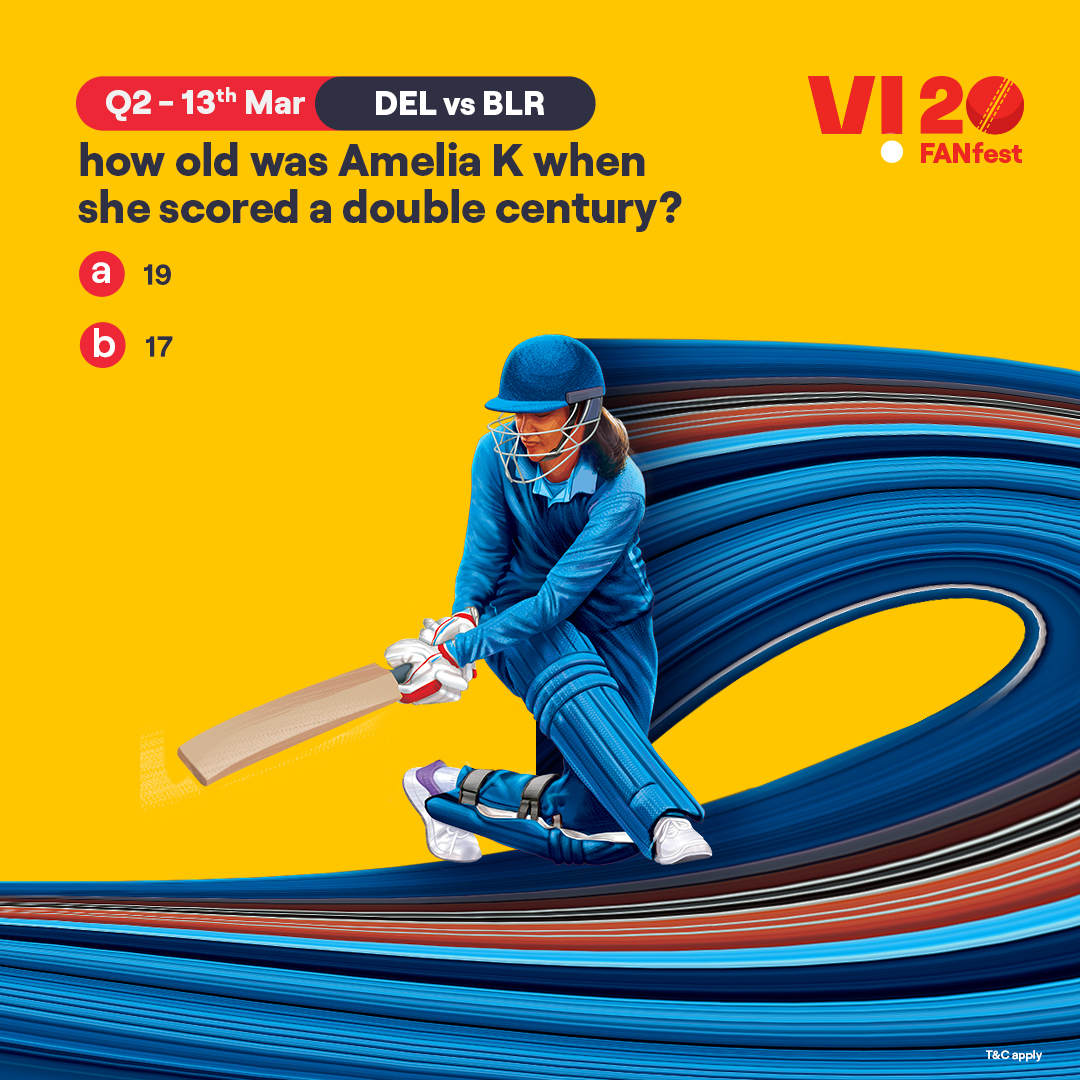 ViCustomerCare's tweet photo. Get in on the action now. Comment the right answer with #Vi20FANfest &amp; stand a chance to win big – an iPhone every match. And 50 participants of the season to answer correctly will stand a chance to win Bluetooth headphones, GoPros, gift vouchers &amp; more. So, howzat! #ContestAlert https://t.co/jK4lc6SElQ