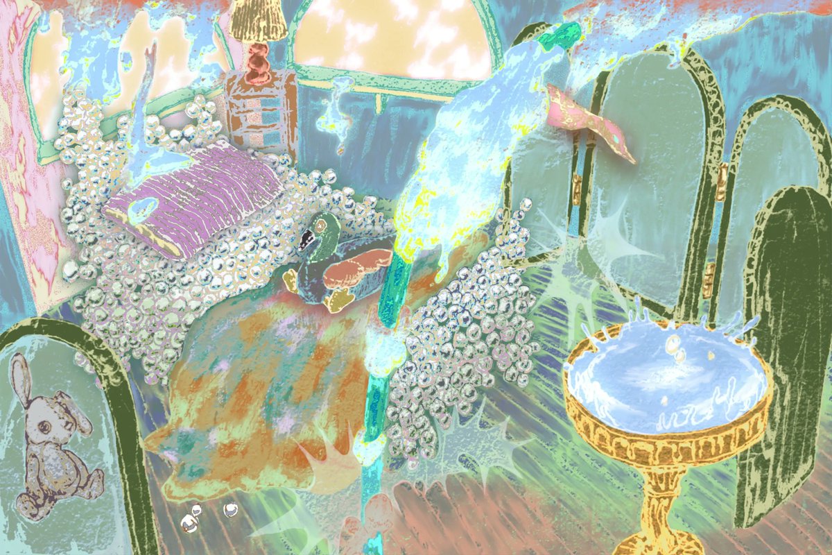 Twinkling trinkets, unmade beds, misty panels of glass, and great swathes of light; welcome to the world of artist Evelyn Tan > bit.ly/3Jc9oMK