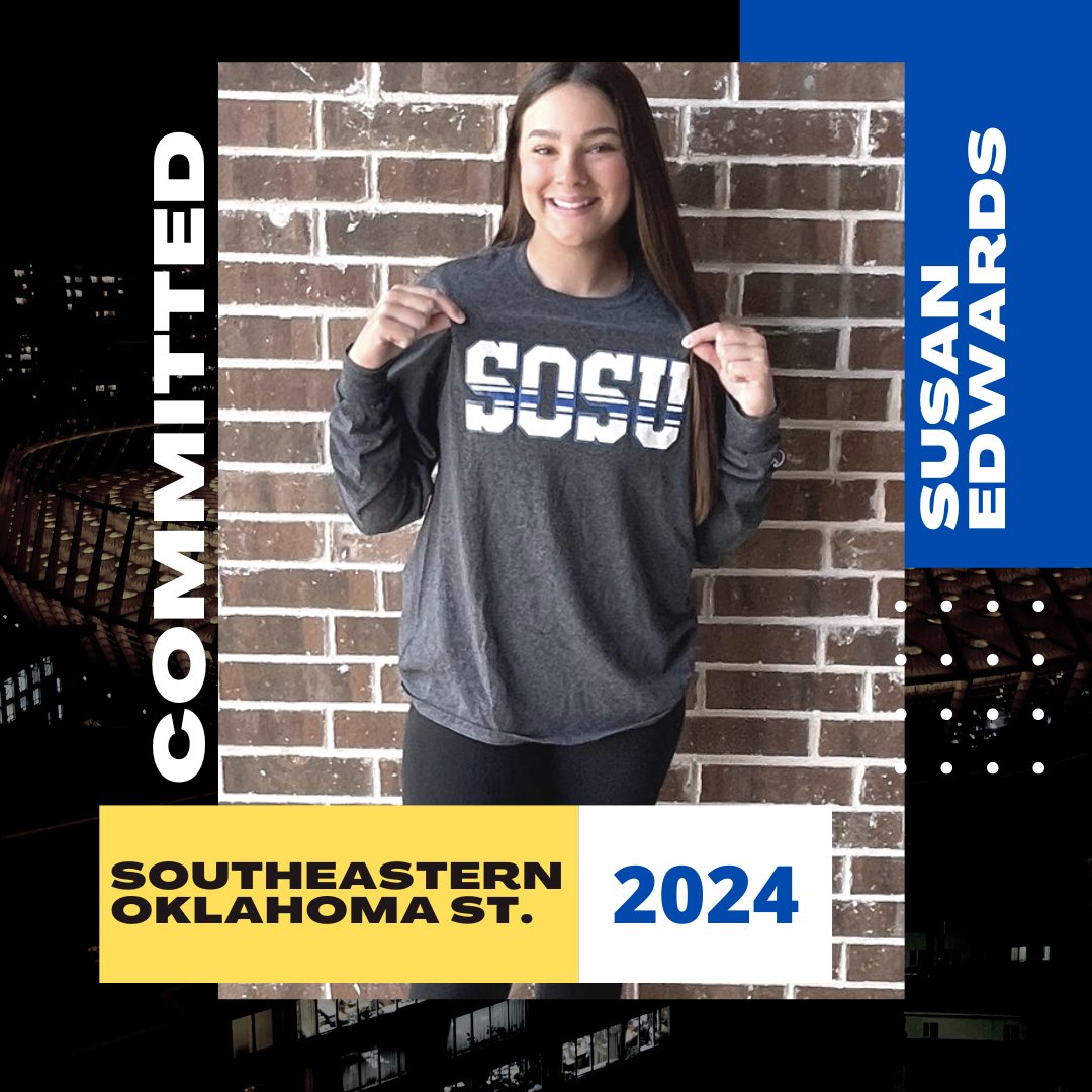 Susan Edwards commits to Southeastern Oklahoma State University. Susan is an outfielder on our 18u Texas Glory (RWB) squad and is a junior at Celina High School.

<a href="/SavageStormSB/">Savage Storm Softball</a> <a href="/TexasGlory/">Texas Glory</a> <a href="/NCAAsoftball/">NCAA Softball</a> <a href="/SoftballCelina/">Celina Softball</a> #collegesoftball #ncaasoftball