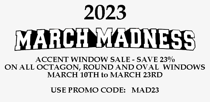 FixHomeCo's tweet image. Are you ready for that spring window replacement project? Fixhome can save you money. Happening now, save 23% off all octagon, round and oval accent windows. Use Promo Code: MAD23 at checkout. Visit fixhome.com/pages/14-days-…