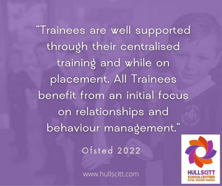 Teacher Training applications are still open! Train with Hull SCITT and start your career the right way - get in touch:

☎️ 01482 375248
💻 hullscitt.com 

#careerchange #Mondaymotivation #teach #inspire #hull