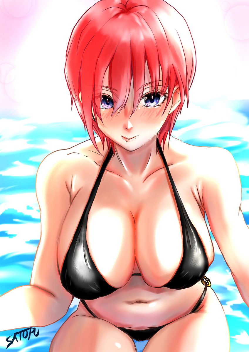 サトプー🎨さんがTwitterに投稿した中野一花(五等分の花嫁)のイラスト。