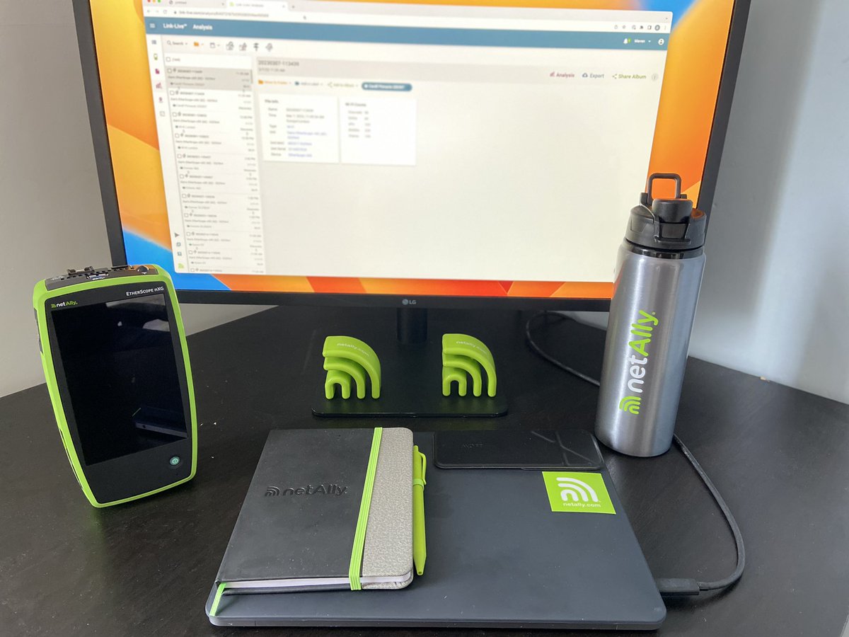 Big thank you to the team <a href="/NetAlly/">NetAlly</a> for sorting me out with some great swag! Amazing company with some awesome products! #wifi #netally #ispyanally
