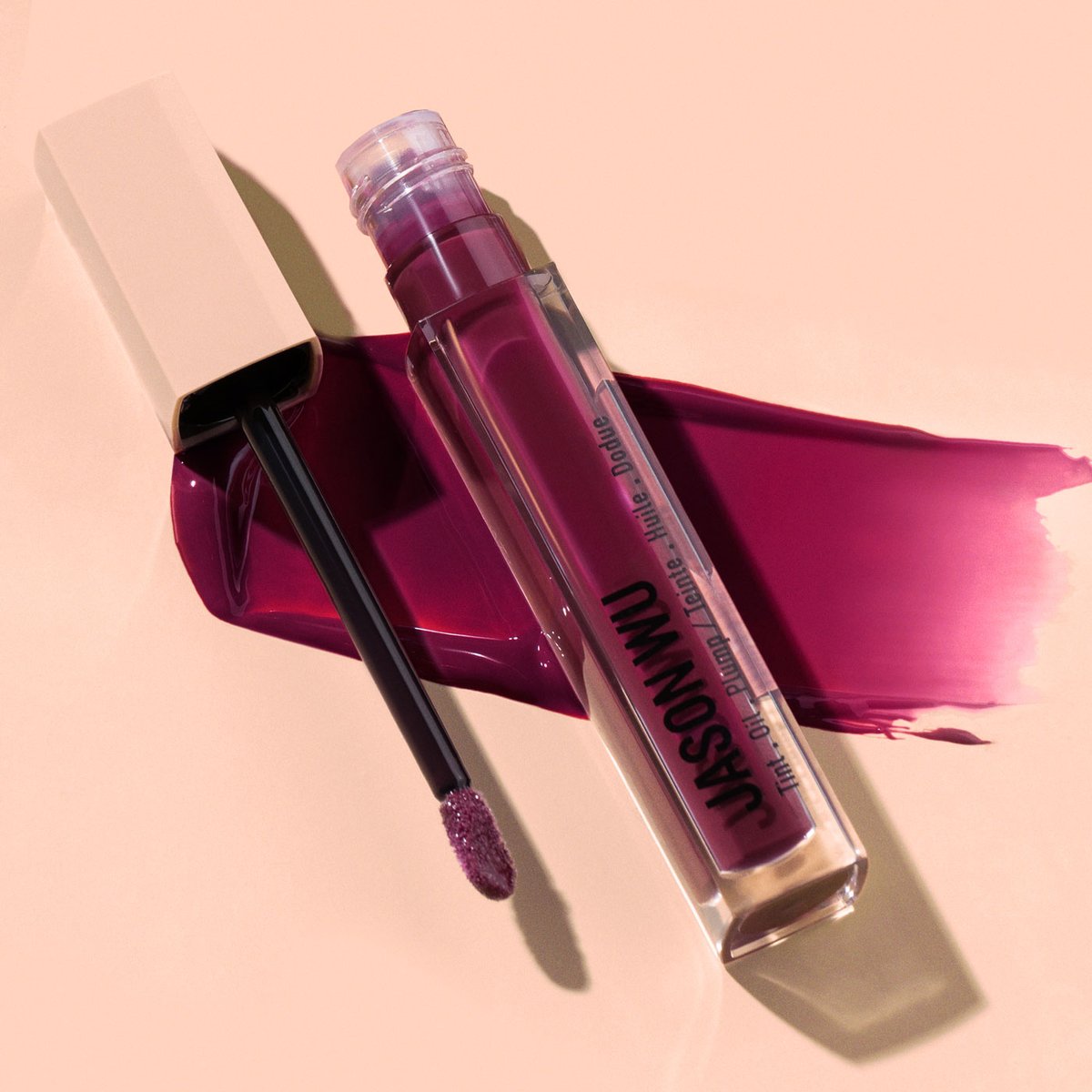 JasonWuBeauty's tweet photo. For that beautiful deep berry stain on your lips 😌

Tint It Oil It Plump It in 03 Boysenberry 🫐

#jasonwubeauty #jasonwu #jw 
#target #targetbeauty #beauty #makeup #TintItOilItPlumpIt #lipoil #jojobaoil #arganoil #maxilps #plumping #nourish #hydrate #lips https://t.co/Q4EWyY2dJb
