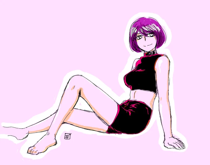 落書き #女の子 #オリジナル   