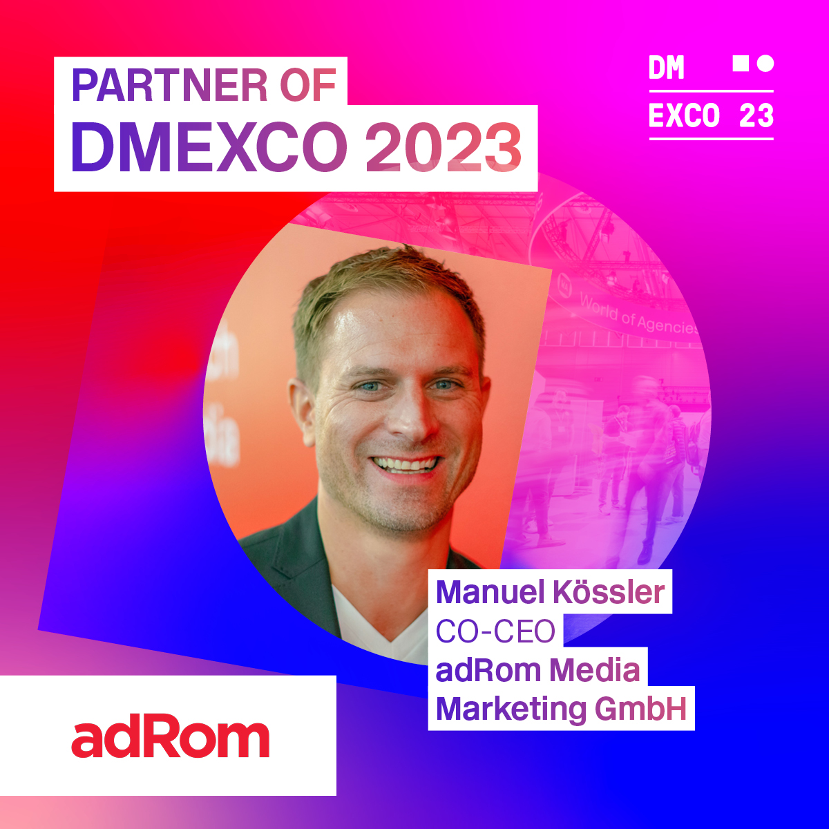 dmexco's tweet photo. Servas, @adRom👋 We can't wait to see you again! #DMEXCO23
#ManuelKössler: 💬 "We see DMEXCO as an annual milestone to present our latest innovations and campaign solutions from our adRom TechCenter."
#Advertising #Digitalmarketing #ADRom #ManuelKoessler #DMEXCO https://t.co/QB7TwKADYe