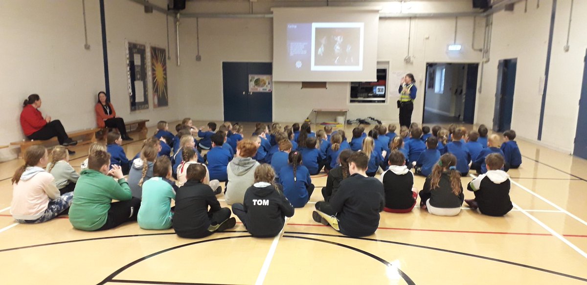 DeanCESchool's tweet photo. This afternoon we welcomed the PCSO Parker from @Cumbriapolice into school to talk to us about road safety #staysafe #roadawareness #wearahelmet #lookbothways https://t.co/LnlDbH9qd6