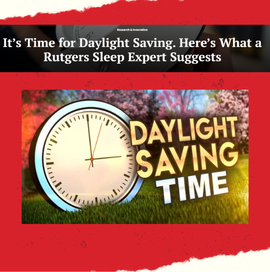 Our very own Dr. Andrea Spaeth just gave some great insight and tips about daylight savings time! Check out the article published on Rutgers Today!
rutgers.edu/news/its-time-…