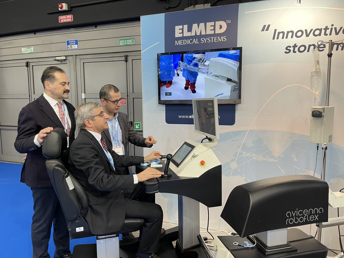 Kemal Sarıca (@drkemalsarica) on Twitter photo Avicenna Roboflex unit is highly effective in the effective and comfortable management of large,complex,multiple renal stones both in adults and chilldren.The unit is now capable to warn the operator for any resistance on flexible scope by its new amazing"force feedback"modality. Avicenna Roboflex unit is highly effective in the effective and comfortable management of large,complex,multiple renal stones both in adults and chilldren.The unit is now capable to warn the operator for any resistance on flexible scope by its new amazing"force feedback"modality.