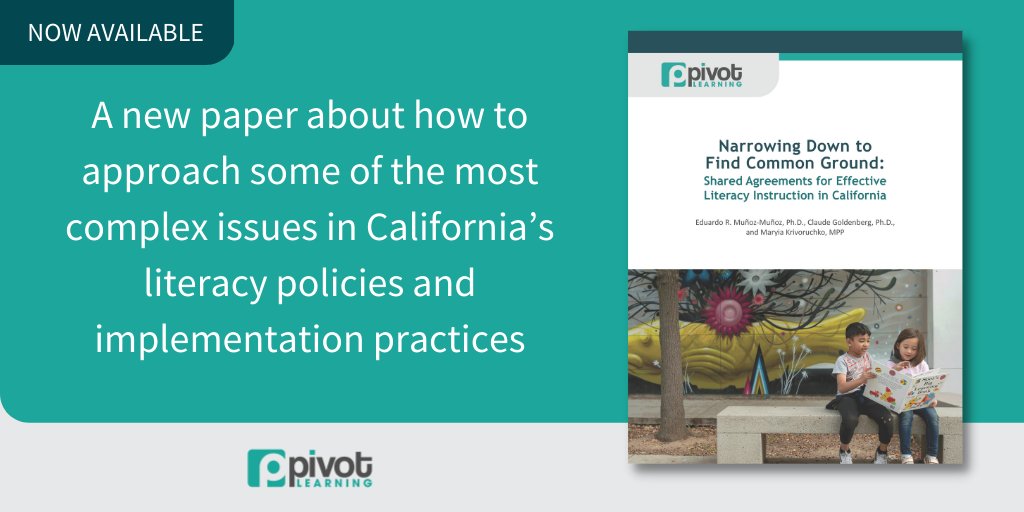 Our new working paper reflects consensus from 14 #literacy experts on the key issues of literacy and multilingual and English learner students, early screening and assessment, and foundational skills. hubs.ly/Q01G6vJ70 #Education #MLLs #ELs