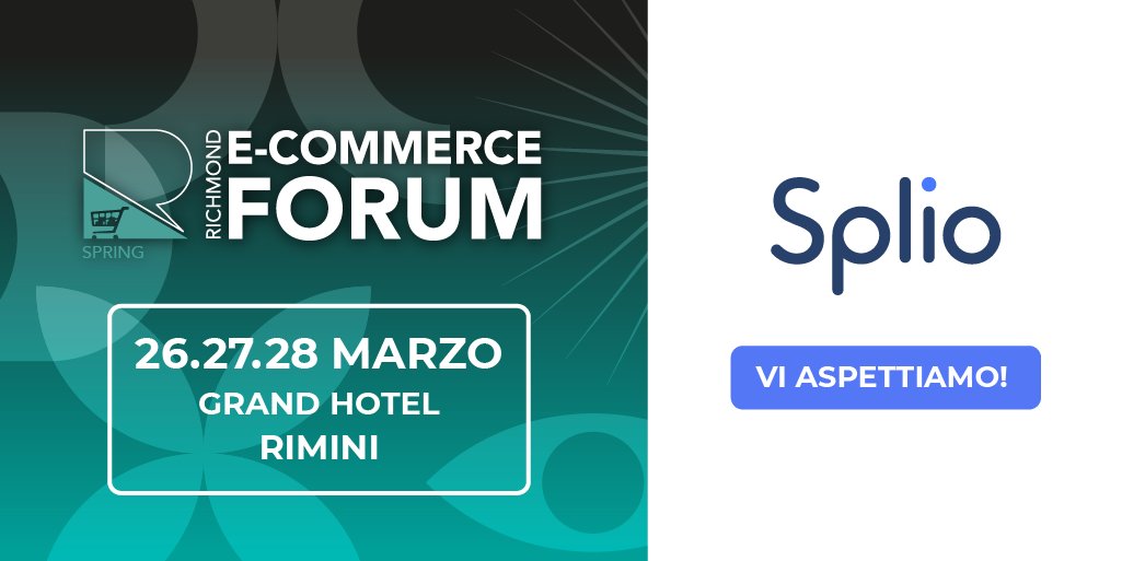 Splio_it's tweet photo. #Splio sarà all'#EcommerceForum di @RichmondItalia 🔥 e tu? 
👉 Ti aspettiamo dal 26 al 28 marzo per aiutarti a sfruttare tutto il potenziale del tuo #database instaurando una relazione duratura e profittevole https://t.co/50VgWic79F
#ecommerce #retail #martech #IA https://t.co/R1d5iA05co