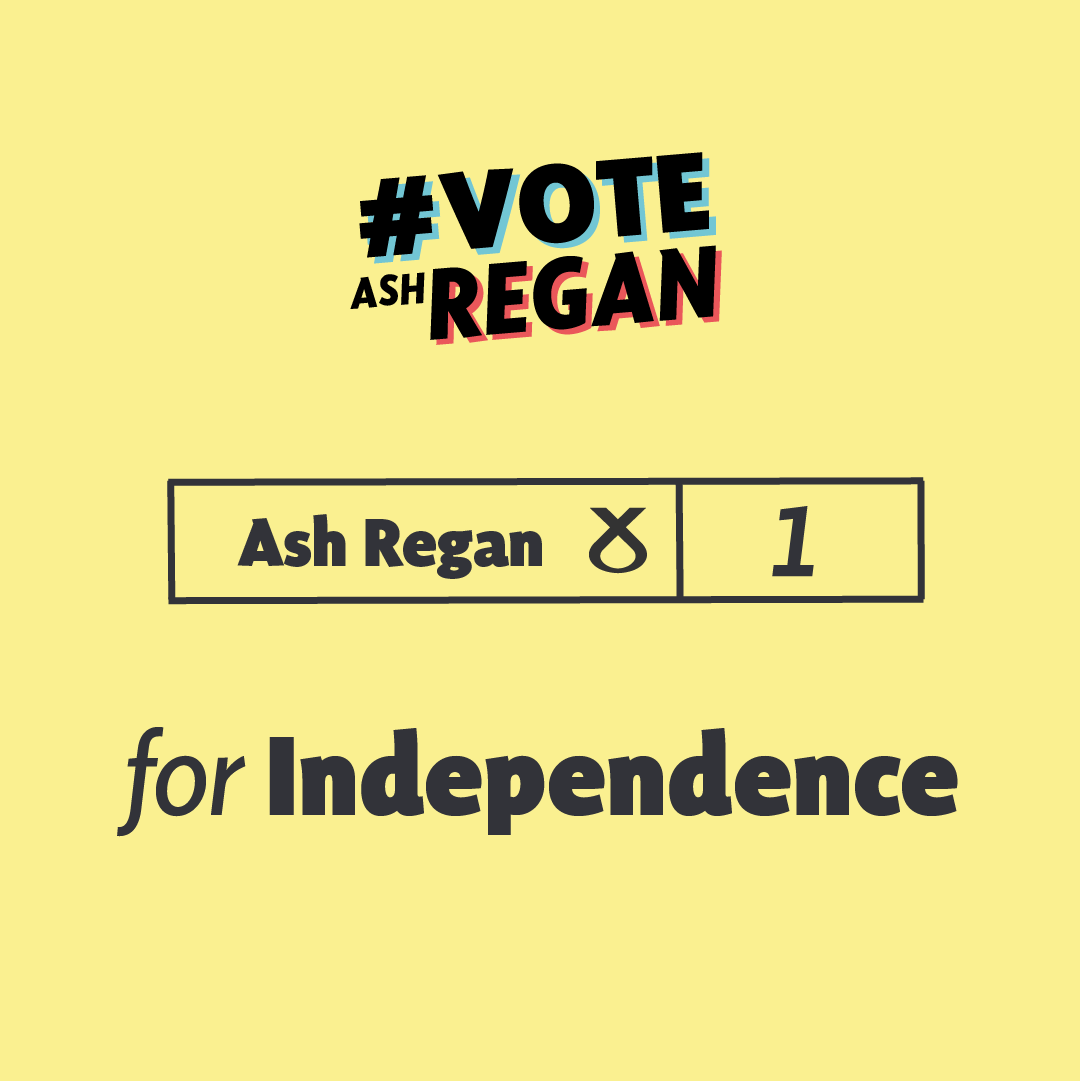 AshRegan_'s tweet photo. #Scotland has outgrown Devolution.

I am the only candidate for who has a plan to achieve Independence from day one of my leadership.

#voteAshRegan # 1 for Leader of @theSNP and to get back on the road to #Independence immediately.

Show your support:
https://t.co/4KWwyNbStz https://t.co/VucZi8FQqe