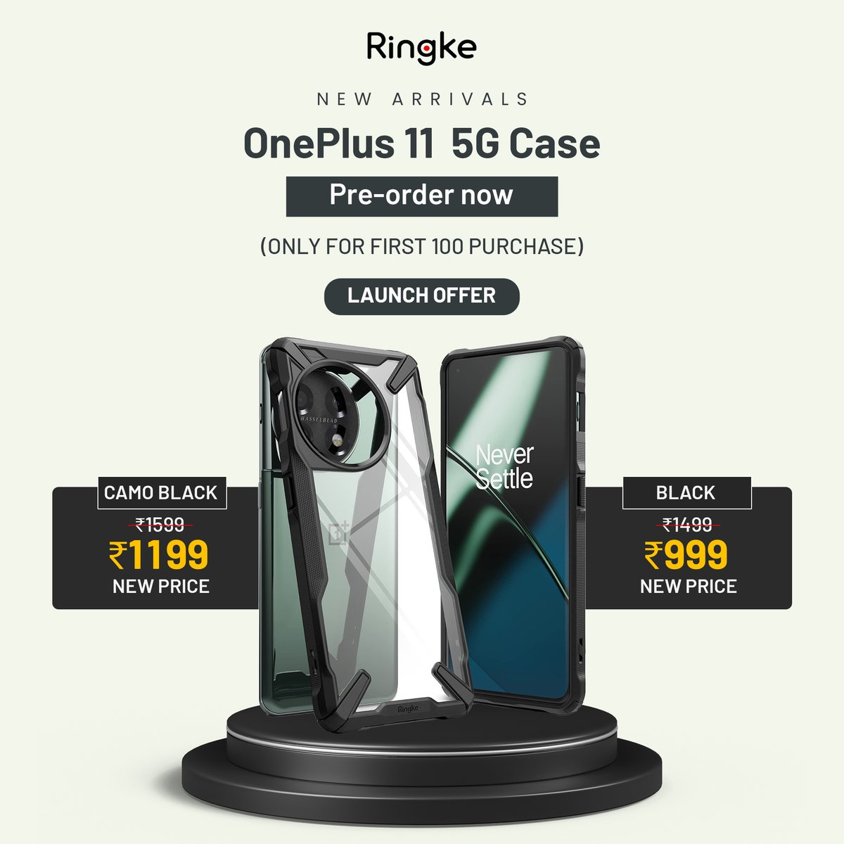 ringkeindia's tweet image. Stylish and protection!

Ringke Fusion- X Case is the perfect addition for One Plus 11 5G."

Offer valid for a limited time only!

Hurry up!

#oneplus11case #oneplusseries #fusionxcase #backcovers #backcovercase #permiumbackcover #tech #newarrivals #ringke #ringkeindia
