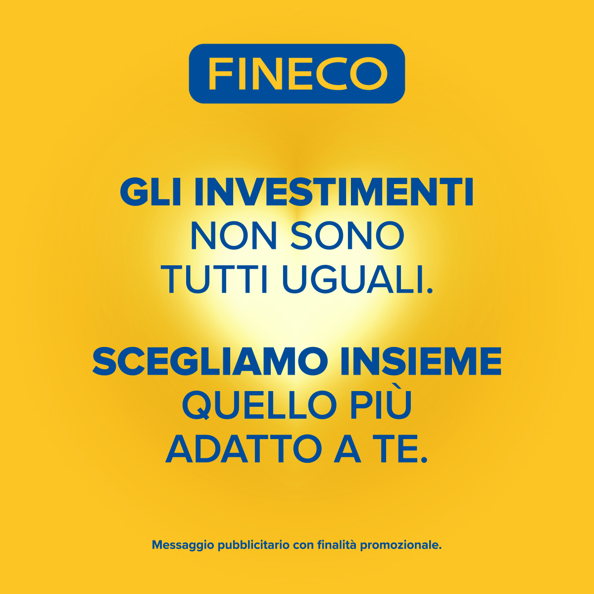 Scegliamo insieme l’investimento più adatto a te e ai tuoi obiettivi di vita.
Sentiti libero di concentrarti su ciò che vale di più.
#NoiSiamoFineco #Investimenti #ConsulenzaFinanziaria #PrivateBanking #FinecoPrivateBanking