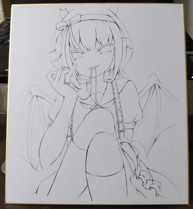 お絵描き(下描き)

今、コンパスのラヴィくん描いてます😎 この衣装好き。足でぐりぐりされたい(ド変態)
 #コンパス  #アナログ絵 