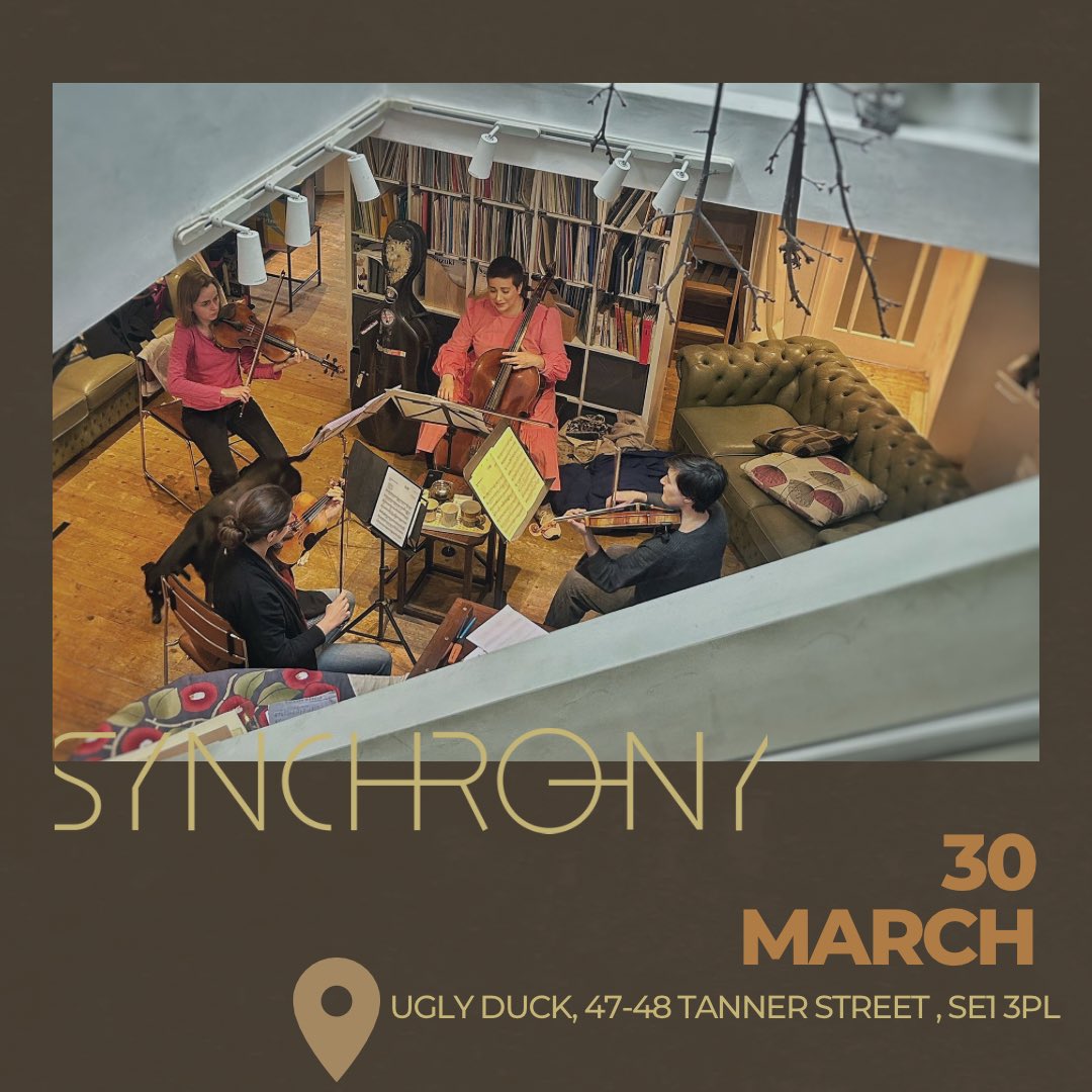 SynchronyUk's tweet photo. Rehearsals are under way for Synchrony String Quartet concert in Malta on 13th of April…a lineup of Ligeti, Schnittke, Shostakovich and Beethoven for the Malta Spring Festival 
https://t.co/uYZUhZEnVf

#bermondseyse1 #southwarkcouncil #SouthwarkEvents #womensupportingwomen https://t.co/JA5jAzP4QY
