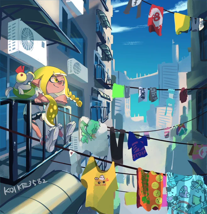 #繋がらなくていいから俺の絵を見てくれ スプラ絵も見てくれ 