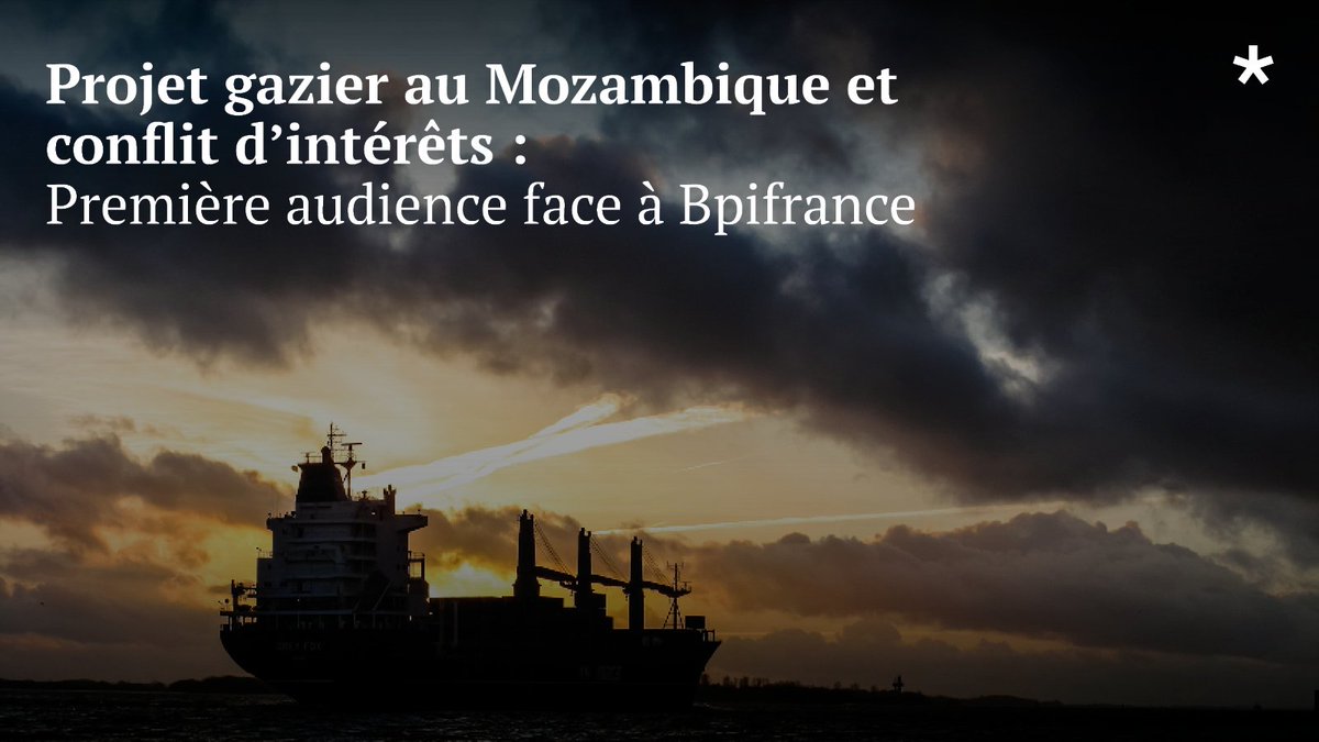 🚨Sherpa, soutenue par <a href="/amisdelaterre/">Les Amis de la Terre FR</a>, a engagé une action en justice contre #Bpifrance
 
L'objectif: faire la lumière sur les conditions d’octroi de certains soutiens aux financements accordés par Bpifrance dans le cadre d'un projet gazier au Mozambique👉 bit.ly/3YIZ2JX