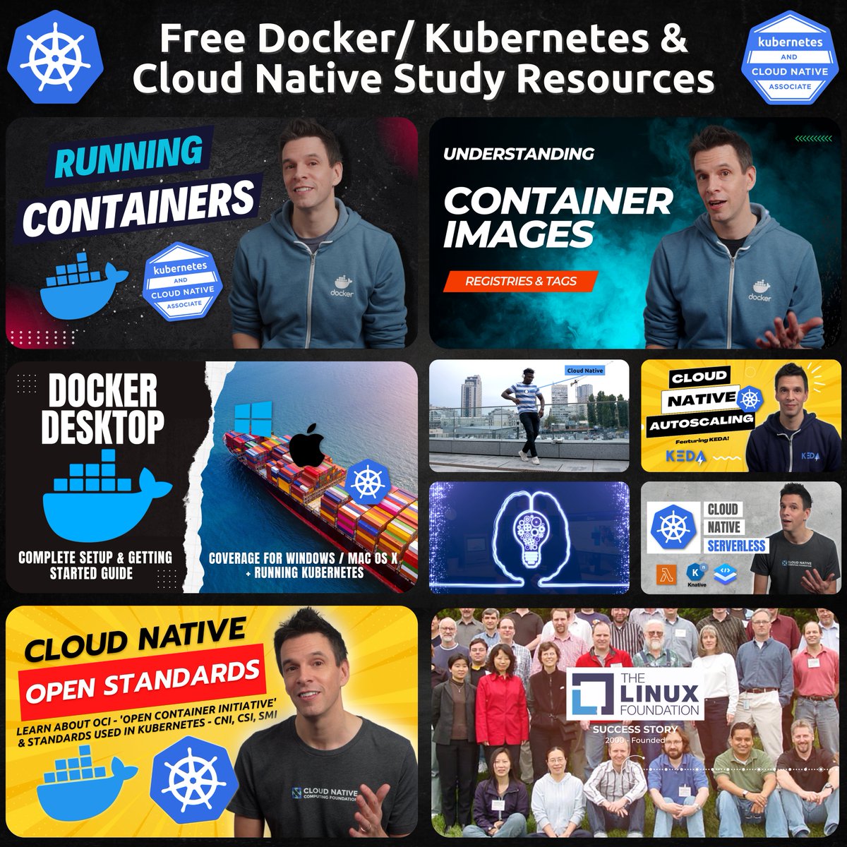 I've now completed over 2.5 hours of free content on Cloud Native, Containers, Docker and Kubernetes on my channel!

If you've found this helpful or it could be of use to others in your network, please share - youtube.com/DiveInto