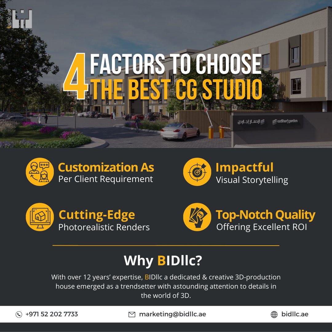 BIDllc's tweet photo. 4 Factors To Choose The Best CG Studio💡

🌐 https://t.co/1SGt7uyFTd

#3d #animation #3dart #3drendering #3ddesign #design #uae #ksa #saudiarabia https://t.co/R2eX0OlwhU