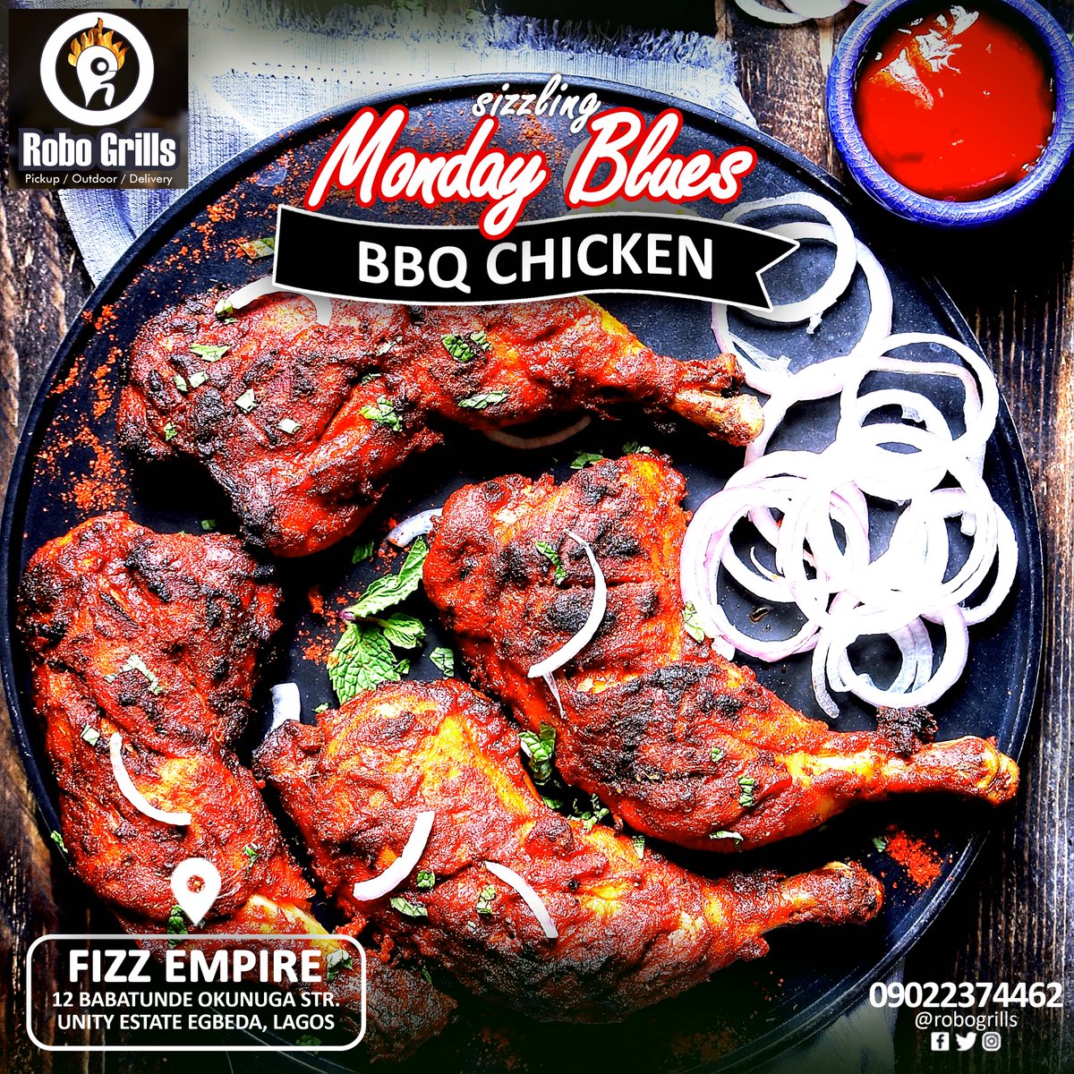robogrills's tweet photo. Mouth-watering BBQ chicken! pls kindly follow us on facebook, Twitter &amp; Instagram @robogrills and get a chance to feature in our next Tasting Party. #grill #bbq #chicken #monday #blues #tasting #party https://t.co/1OQpW4KnEl