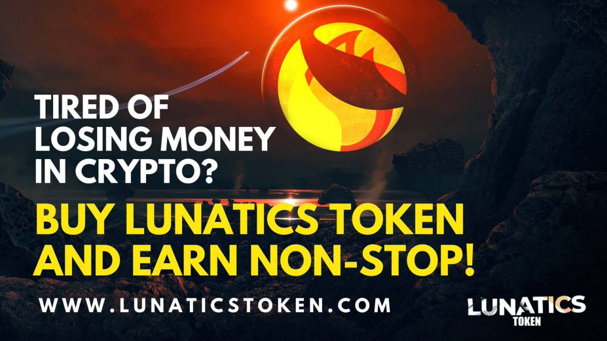 CrippyInvestor's tweet photo. https://t.co/0KQS0UpEpP

Pre-sale is LIVE. Buy via my link. DM me "Done" and i will be giving away 1 Lunatics NFT to 1 lucky winner.

I will also be giving away 1M Lunatics BSC side. 

#lunatics #busd #usdc #presale #fairlaunch #bnb #eth #crypto #silvergate #bsc #lunc #Shibarium https://t.co/hXyS7F0N1F