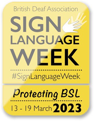 Two brilliant celebrations this week!!

It's Sign Language Week! With the campaign theme #ProtectBSL  #SLW2023 #SignLanguageWeek 

Additionally it's is Neurodiversity week! 1 in 7 people have neurodiversity. 
Lots to celebrate🥳🥳🥳 @SHSCFT #TeamSHSC #Whatareyoudoingtocelebrate