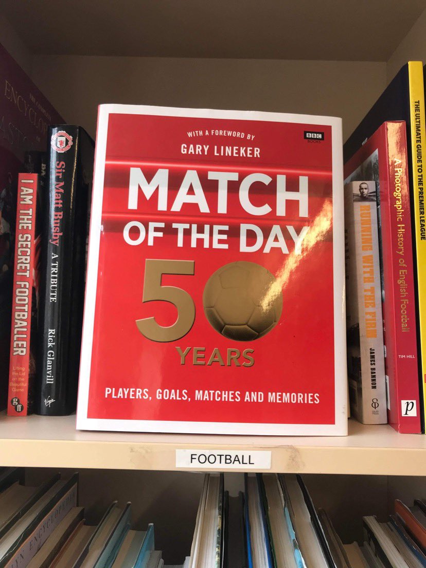 SaveBookShop's tweet photo. The beauty of our lovely shop is the variety of books and the customer service. Quick request - rapid search through the many shelves and voila! #Gary_Lineker #MatchOfTheDay #football please donate to save our shop! https://t.co/kjgdeW5CAP