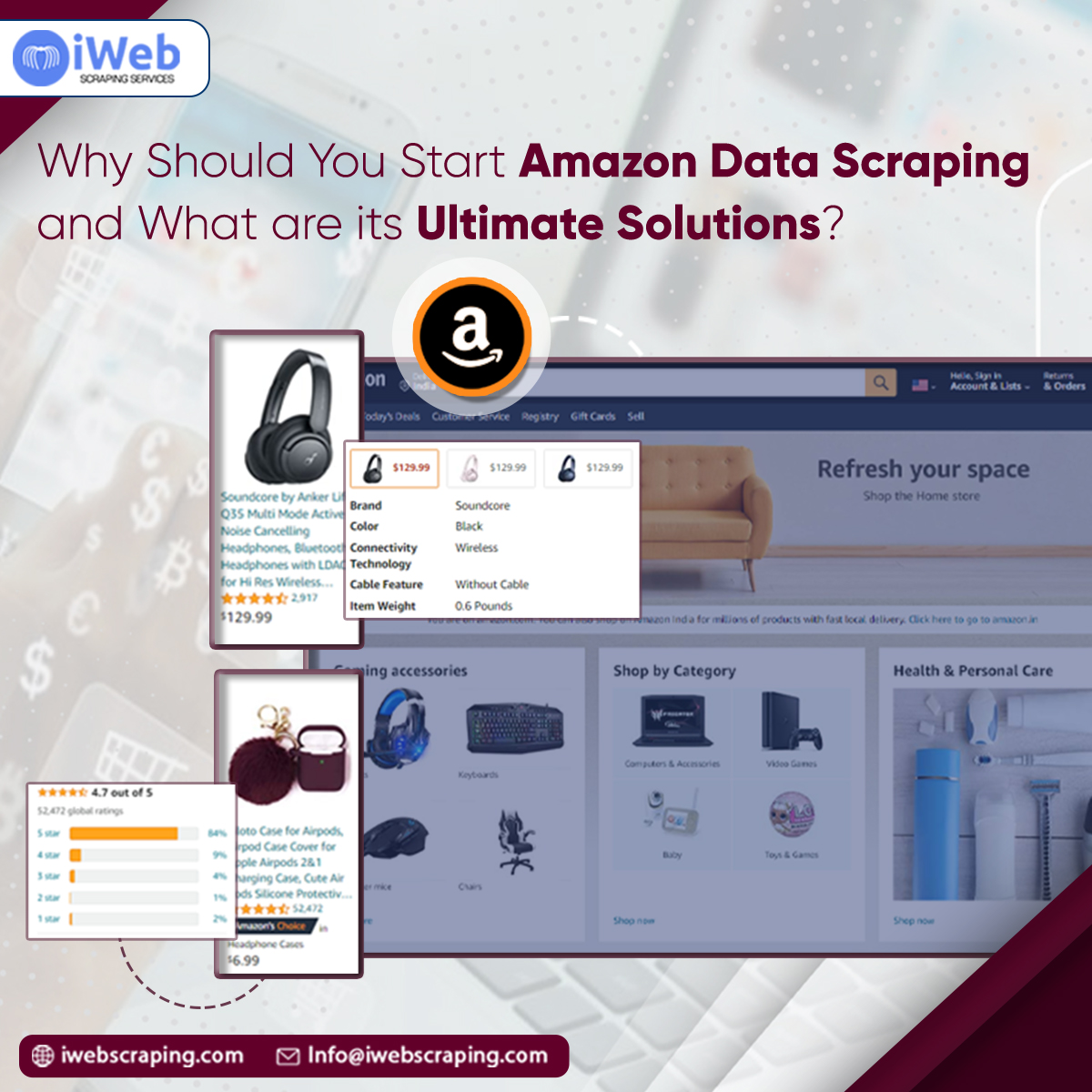iwebscrapingseo's tweet image. Why Should You Start Amazon Data Scraping And What Are Its Ultimate Solutions?
iwebscraping.com/why-should-you…
#AmazonDataScraping #ScrapeAmazonProductData #ScrapeAmazonBestSellers #AmazonDataExtraction #AmazonScrapingTools #AmazonDataScraper #ScrapeAmazonProductPrice #iWebScraping #USA