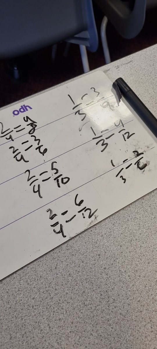 ABCPschool's tweet photo. #Class34P have been exploring fraction walls today, having a look at equivalency and counting in fractions up to the whole number! #ABMaths https://t.co/ctXsX5G1a2