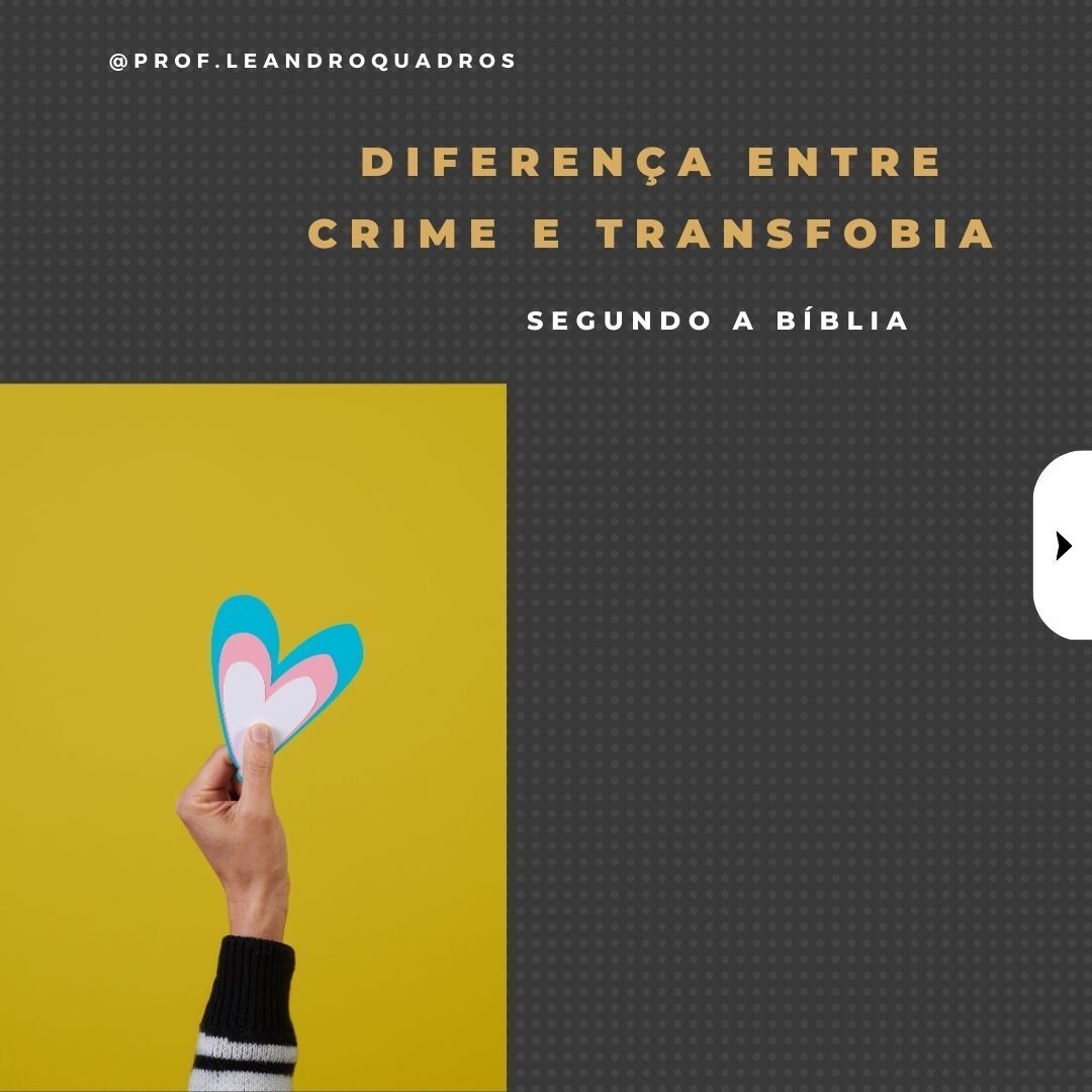 _leandroquadros's tweet image. Pare um momento e reflita na diferença entre "crime" e "fobia". =&amp;gt; Crime é um delito. =&amp;gt; Fobia, doença. Desse modo, em sua opinião, ambos devem receber o mesmo tratamento?! Veja a continuação das imagens no meu Instagram ou Facebook.

#transfobia #homofobia #progressismo