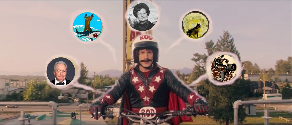 thenatewolf's tweet photo. New Podcast from me @LadyBroseph &amp; @murrman5 launches today. The first episode is about one of Kate's favorite movies - Hot Rod (2007)

Follow @nafmcpodcast for updates and listen here:

iTunes https://t.co/HTqFvaTHSD

Spotify https://t.co/gIogUP71AN

RSS https://t.co/vvhvhwSyfW https://t.co/Xh4WhYNnT3