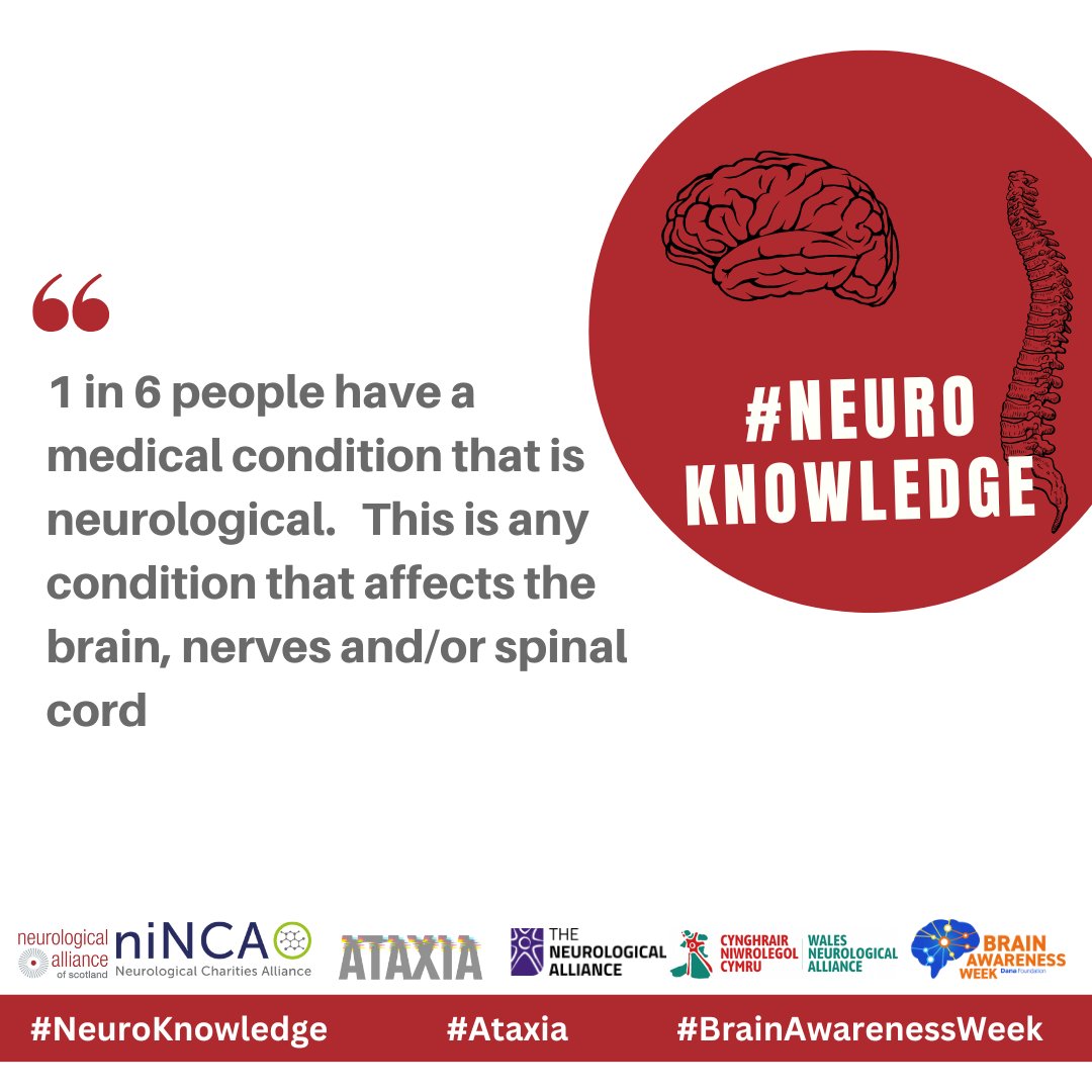 AtaxiaUK's tweet image. We all know someone with Ataxia, but you might not know how they are managing it. This Brain Awareness Week, check in with your friends and find out how they are doing #NeuroKnowledge

 @NeuroAlScotland @NINCA_NI @NeuroAlliance @NeuroWales 

#BrainAwarenessWeek