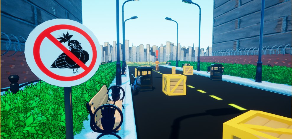 BinChickensGame's tweet photo. 🍟Happy Screenshot Saturday!🍟

Here's a screenshot from one of our work in progress levels in Seagull Statues! 

#gamedev #indiedev #indiegame #screenshotsaturday #gamedevelopment https://t.co/RTFlQhofLG