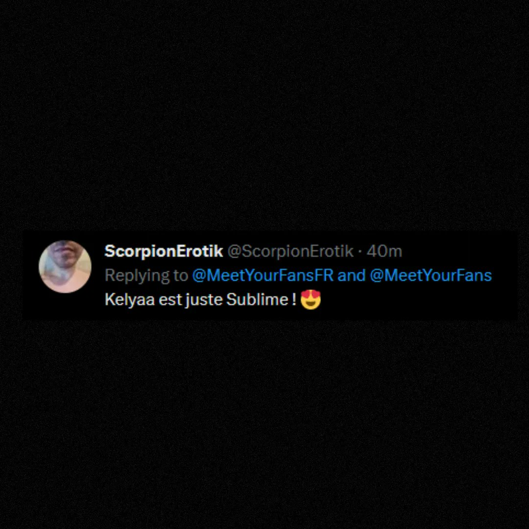 MeetYourFansFR's tweet photo. Merci à @ScorpionErotik 😘
.
#MeetYourFans #NSFW #CaMeChauffe #Swiss #ambassadrice @MeetYourFans https://t.co/eE6m6w7Vfp