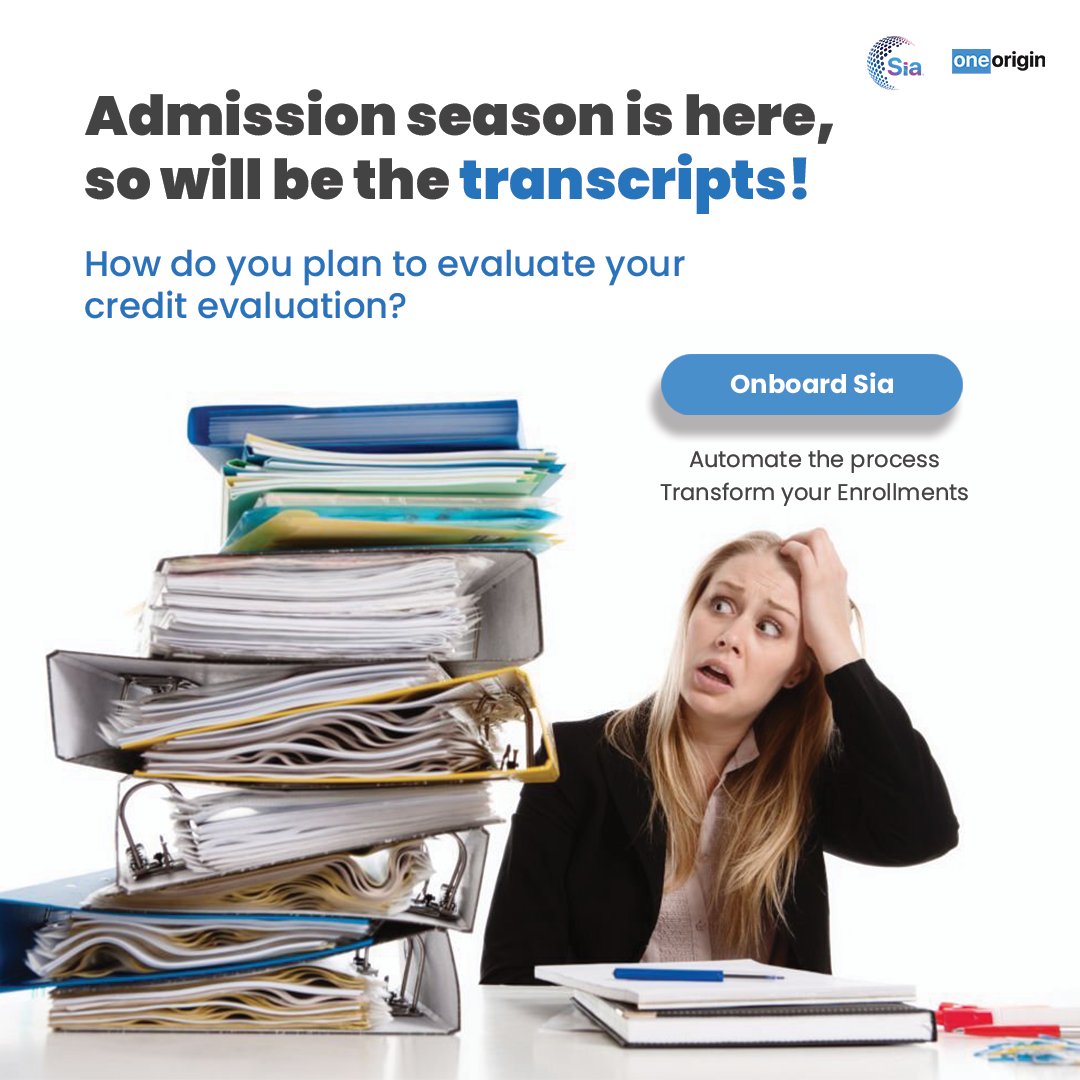 TheOneOrigin's tweet image. Sia™ is the world’s first and only Unified Artificial Intelligence Solution simplifying the transcript process and saving you time by ensuring accuracy to the T &amp;amp; reducing human error! Schedule a demo to know more - lnkd.in/gudXWi9v

#transcriptprocessing #automation
