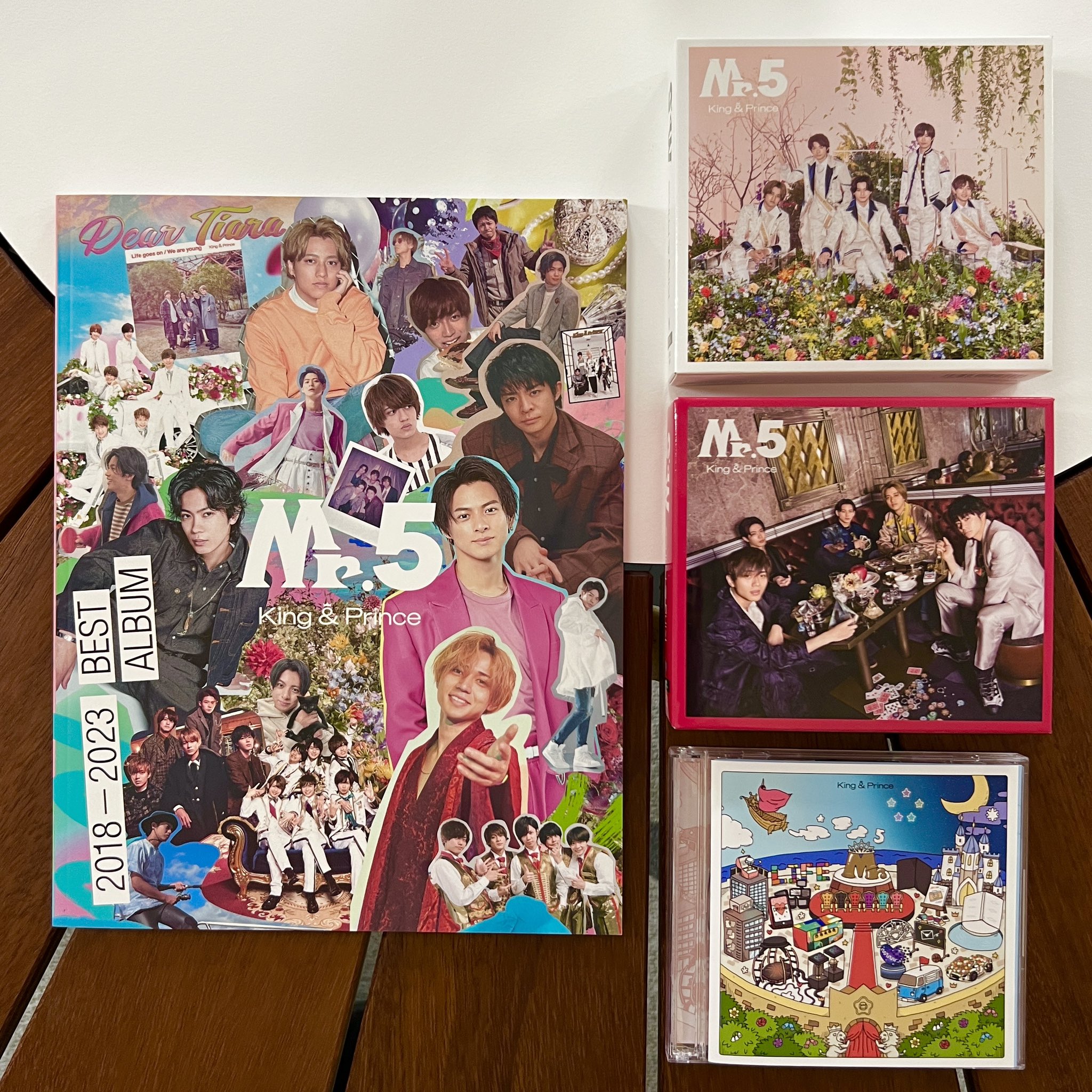 King&Prince】ベストアルバム｢Mr.5｣4/19(水)発売 予約特典・割引