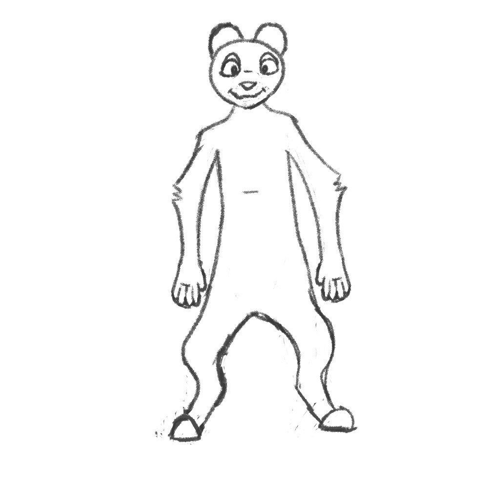 BunsCale's tweet photo. I present Joe Furry, the all furry. I was doing some basic body shape practice, focusing on underlying structure and action lines when I drew this. It's so... average 🤣
#furryart https://t.co/aIm2d0tWSh