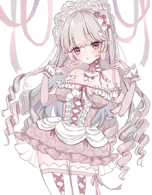 白いちごちゃん#オリジナルイラスト 