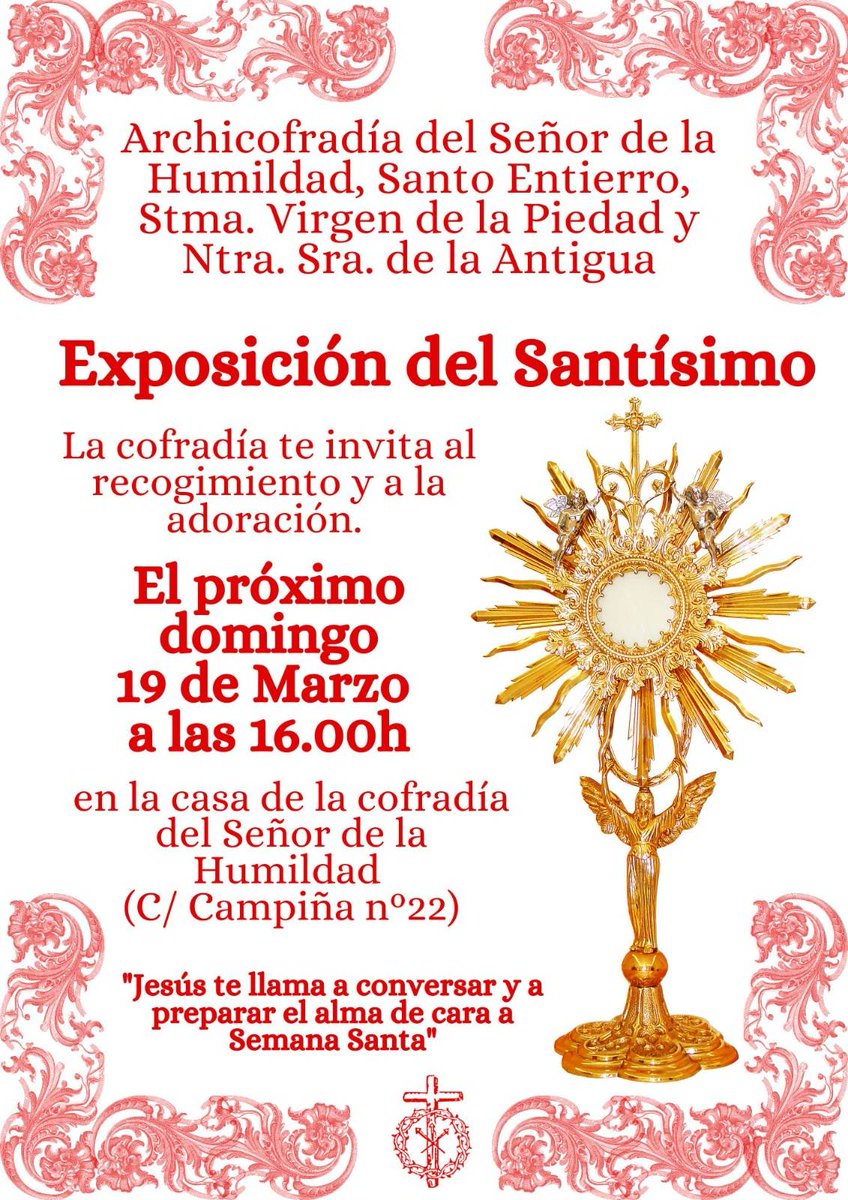 Señor de la Humildad tweet media