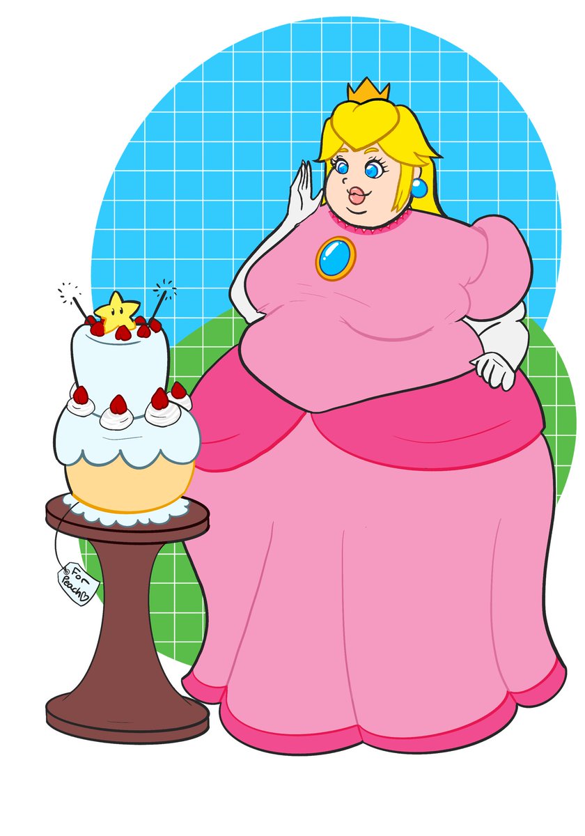 mintycreeps's tweet photo. A cake for Princess Peach! https://t.co/SEBOG03yKi