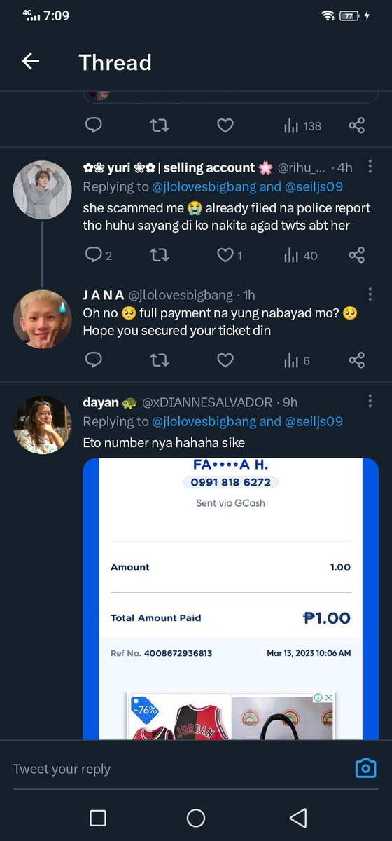 dump_acc_ni_jun's tweet photo. @bangcztan @lornsj98 scam dw te hwhshhqhs https://t.co/GV70ypIPBd