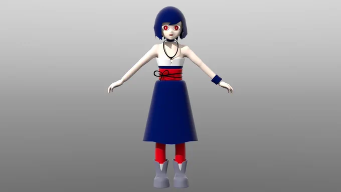 【ガチの朗報】私のイメイラ(一枚目)をもとに、きりさん(kiri_dono)が3Dモデルを作ってくださいました!!!残響散歌MVで使います!!うれしすぎるよおおおおおおおおおおおおおおおおおおおおおおおおおおおおおおおおおおおおおおおおおおおおおおおお!!!!!!!!!!!!!!!!!!!!! 